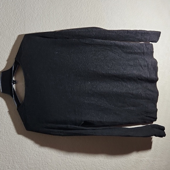 Madewell Sweater Womens Size Small black Merino Wool alpaca blend - Picture 3 of 8